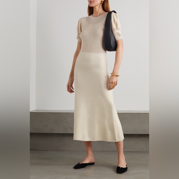 Theory Dresses & Skirts - Theory Beige Midi Dress